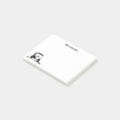 Post-it® Jack Russell Terrier Dans Golf Nom Du Panier (Incliné)