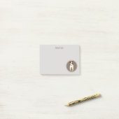 Post-it® Jack Russell Terrier personnalisé (Sur un bureau)