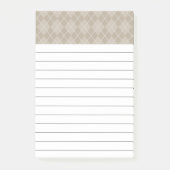 Post-it® Jacquard beige Notes (Devant)