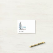 Post-it® J'adore la plage (Sur un bureau)
