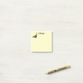 Post-it® J'adore les cockatiels gris normal (Sur un bureau)