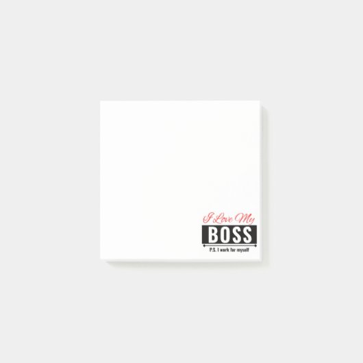 Post-it® J'adore mon patron (Devant)