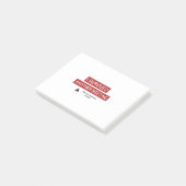 Post-it® J'ai survécu à une autre réunion (Incliné)