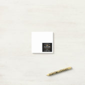 Post-it® J'ai suspendu mon jeu pour être ici (Sur un bureau)