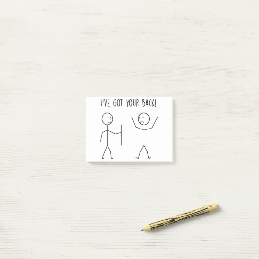 Post-it® J'Ai Ton Retour (Sur un bureau)