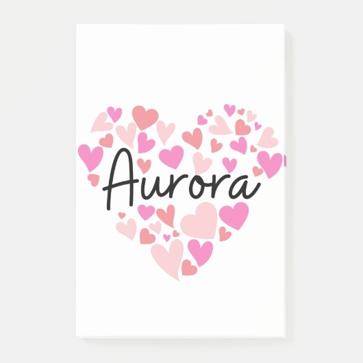 Post-it® J'aime Aurora (Devant)