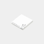 Post-it® J'aime bien que les lamas publient une note (Incliné)
