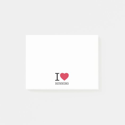 POST-IT® J'AIME COURIR (Devant)