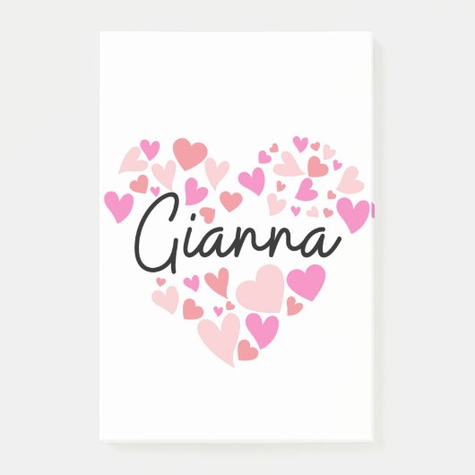 Post-it® J'aime Gianna (Devant)