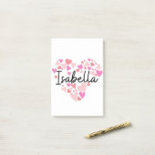 Post-it® J'aime Isabella (Sur un bureau)