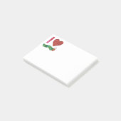 Post-it® J'Aime La Caterpillar Très Affamée (Incliné)