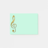 Post-it® J'aime la protection de notes collante de musique (Devant)