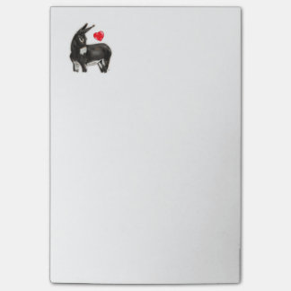 Post-it® J'aime l'âne réservé de Longears