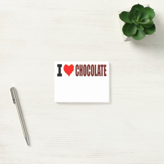 Post-it® J'aime le chocolat (Bureau)