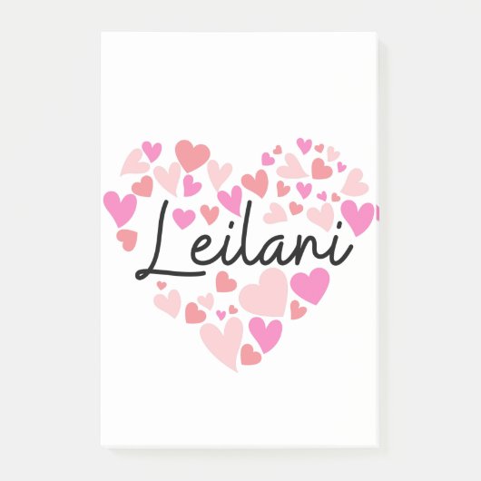 Post-it® J'aime Leilani (Devant)