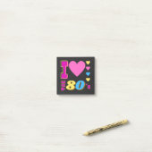 Post-it® J'Aime Les Années 80 (Sur un bureau)