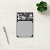 Post-it® J'aime les monstres parce que les gens aiment les  (Bureau)