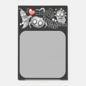 Post-it® J'aime les monstres parce que les gens aiment les  (Devant)