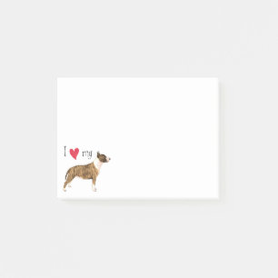 Post-it® J'aime ma mini Bull Terrier