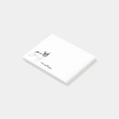 Post-it® J'aime mon bouledogue français | (Incliné)