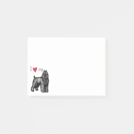 Post-it® J'aime mon Bouvier (Devant)
