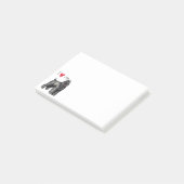 Post-it® J'aime mon Bouvier (Incliné)