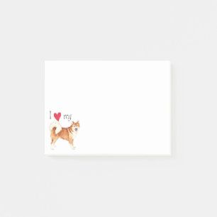 Post-it® J'aime mon chien de berger islandais