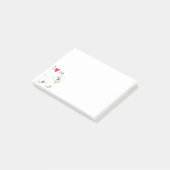 Post-it® J'aime mon coton de Tulear (Incliné)