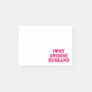 Post-it® J'Aime Mon Étonnant Mari