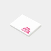 Post-it® J'Aime Mon Étonnant Mari (Incliné)