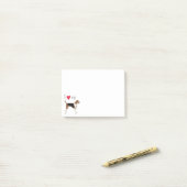 Post-it® J'aime mon marcheur de Treeing (Sur un bureau)