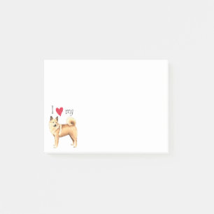 Post-it® J'aime mon norvégien Buhund
