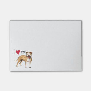 Post-it® J'aime mon pitbull Terrier