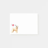 J'aime mon Terrier blond comme les blés enduit