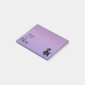 Post-it® j'aime Paris' Notes de caniche (Incliné)