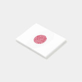 Post-it® Japon Drapeau empreintes digitales Pays Fierté Ide (Incliné)