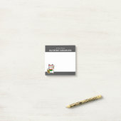 Post-it® Japonais Chat chanceux personnalisé (Sur un bureau)
