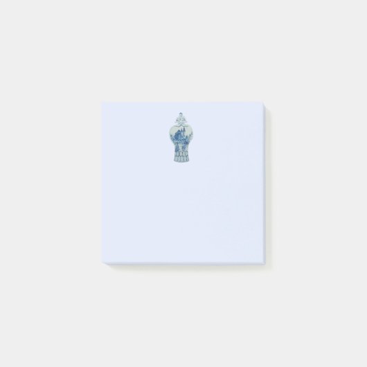 Post-it® Jar de gingembre bleu et blanc (Devant)