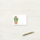 Post-it® Jardin à fleurs de Prickly Cactus Plante vert (Sur un bureau)