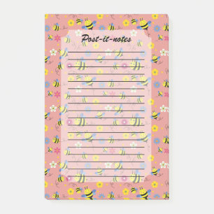 Post-it® Jardin de fleurs d'abeilles douces