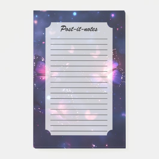 Post-it® Jardin de papillons nocturnes célestes (Devant)