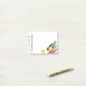 Post-it® Jardin d'enfants amusant et mignon (Sur un bureau)