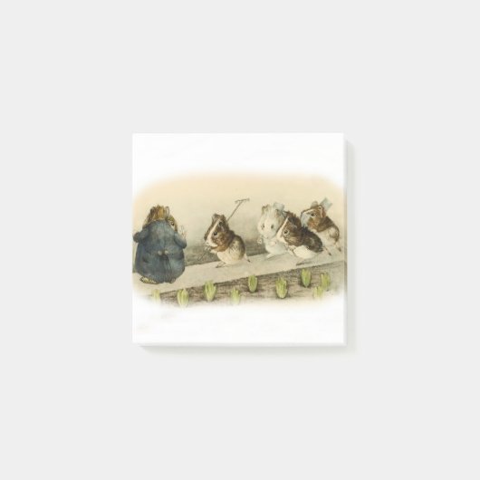 Post-it® "Jardin des cochons de Guinée" par Beatrix Potter (Devant)