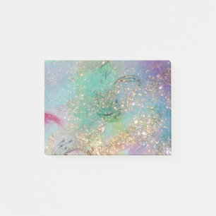 POST-IT® JARDIN DES OMBRES PERDUES PARKLES D'OR BLEU