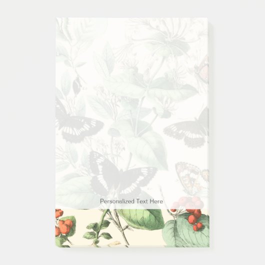 Post-it® Jardin des papillons et des fleurs (Devant)