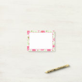 Post-it® Jardin des pivoines roses (Sur un bureau)