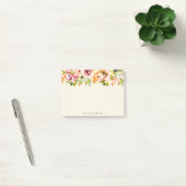 Post-it® Jardin d'été Floral Monogramme (Bureau)