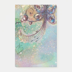 Post-it® JARDIN D'OMBRES PERDUES MAGIE BUTTERFLY PLANTE Ble