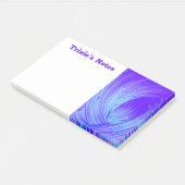 Post-it® Jardin enchanté violet Abstrait (Incliné)