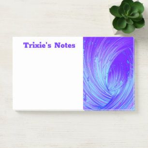 Post-it® Jardin enchanté violet Abstrait